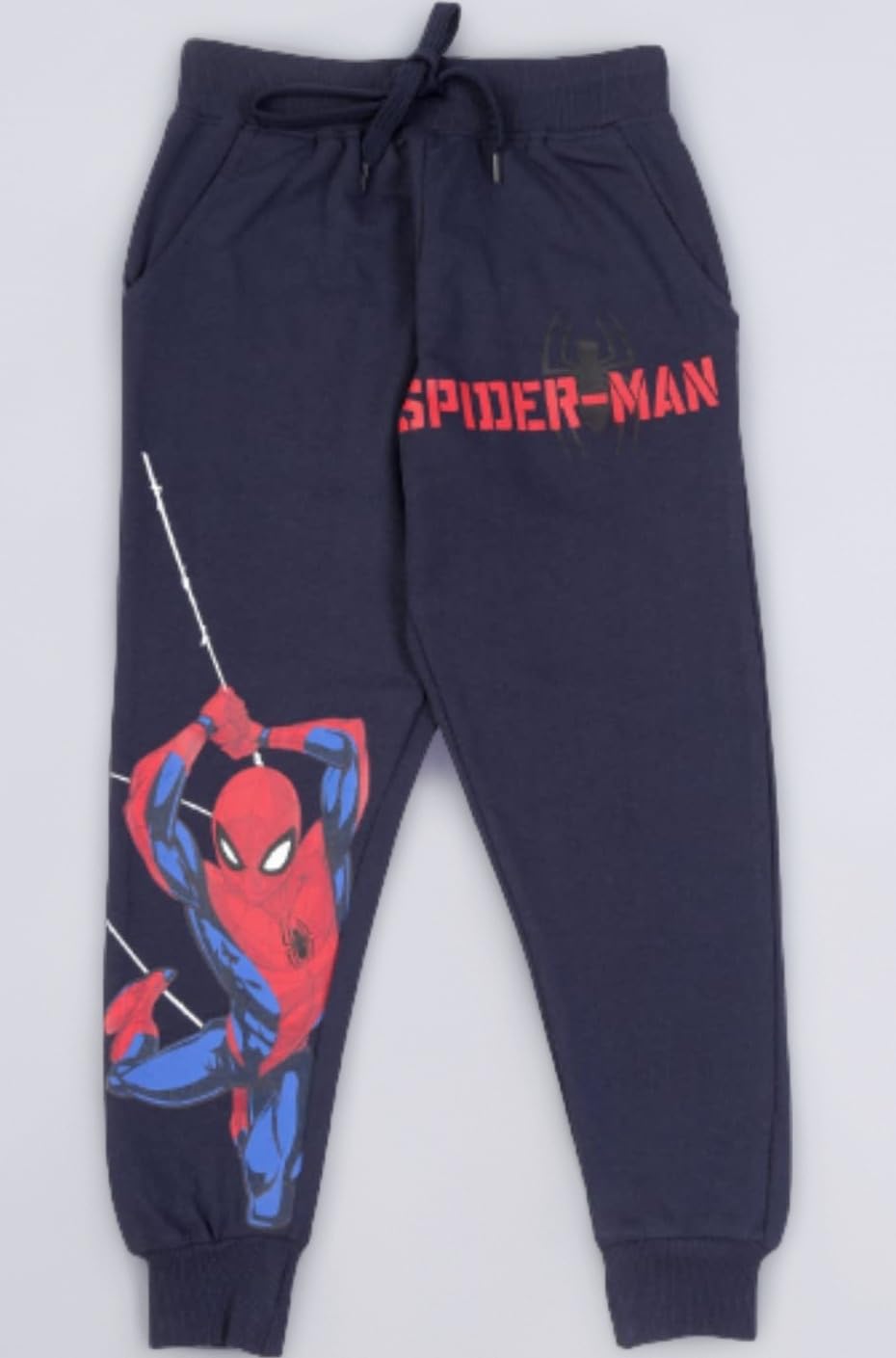 Official Marvel Avengers Printed Joggers for Kids, Cotton Regular Fit Track Pants for Boys & Girls