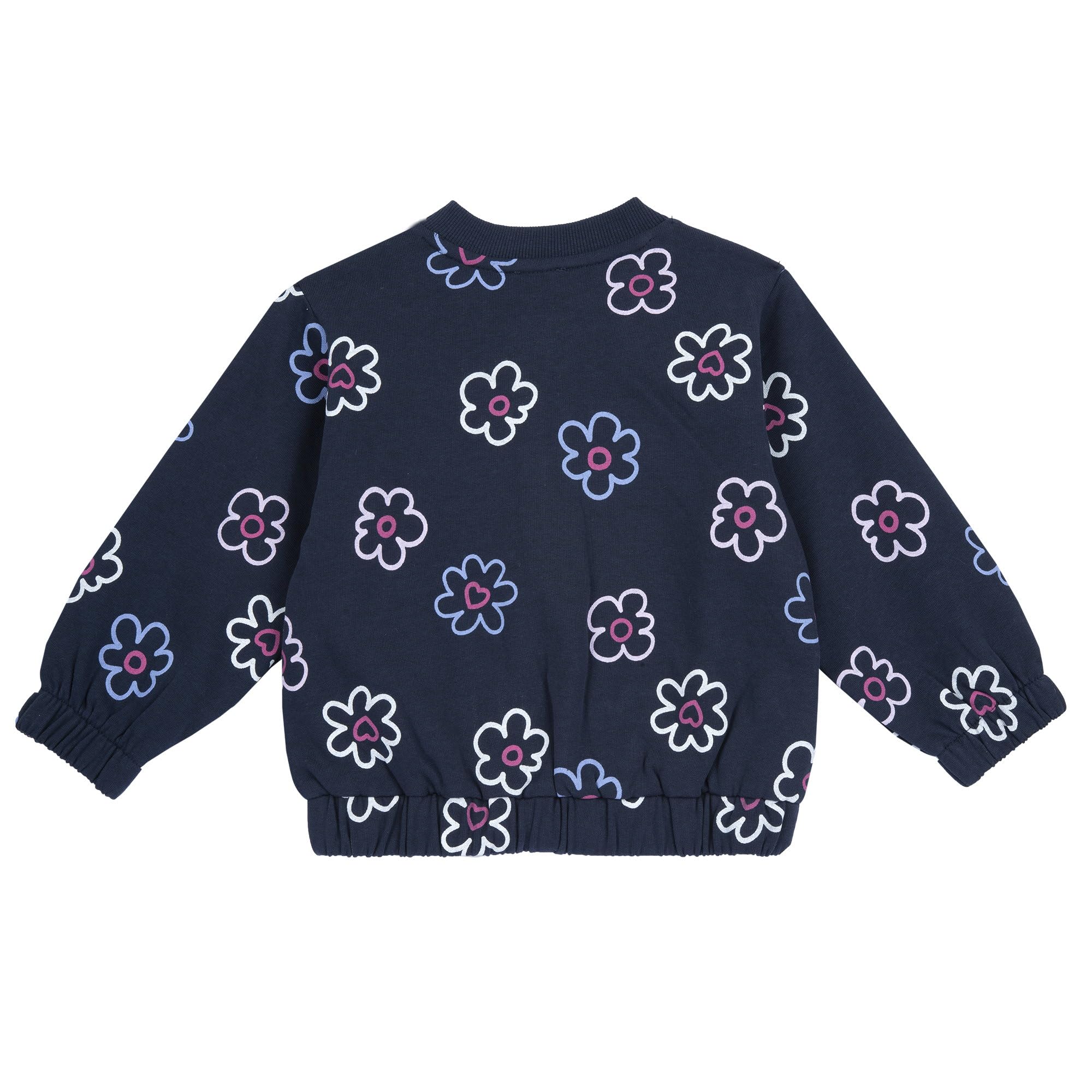Chicco, Sudadera Niña, con Cierre de Cremallera, Cómoda y a la Moda, en Suave Algodón, Lavable en Lavadora, Ropa Niña y Chica, Diseñado en Italia