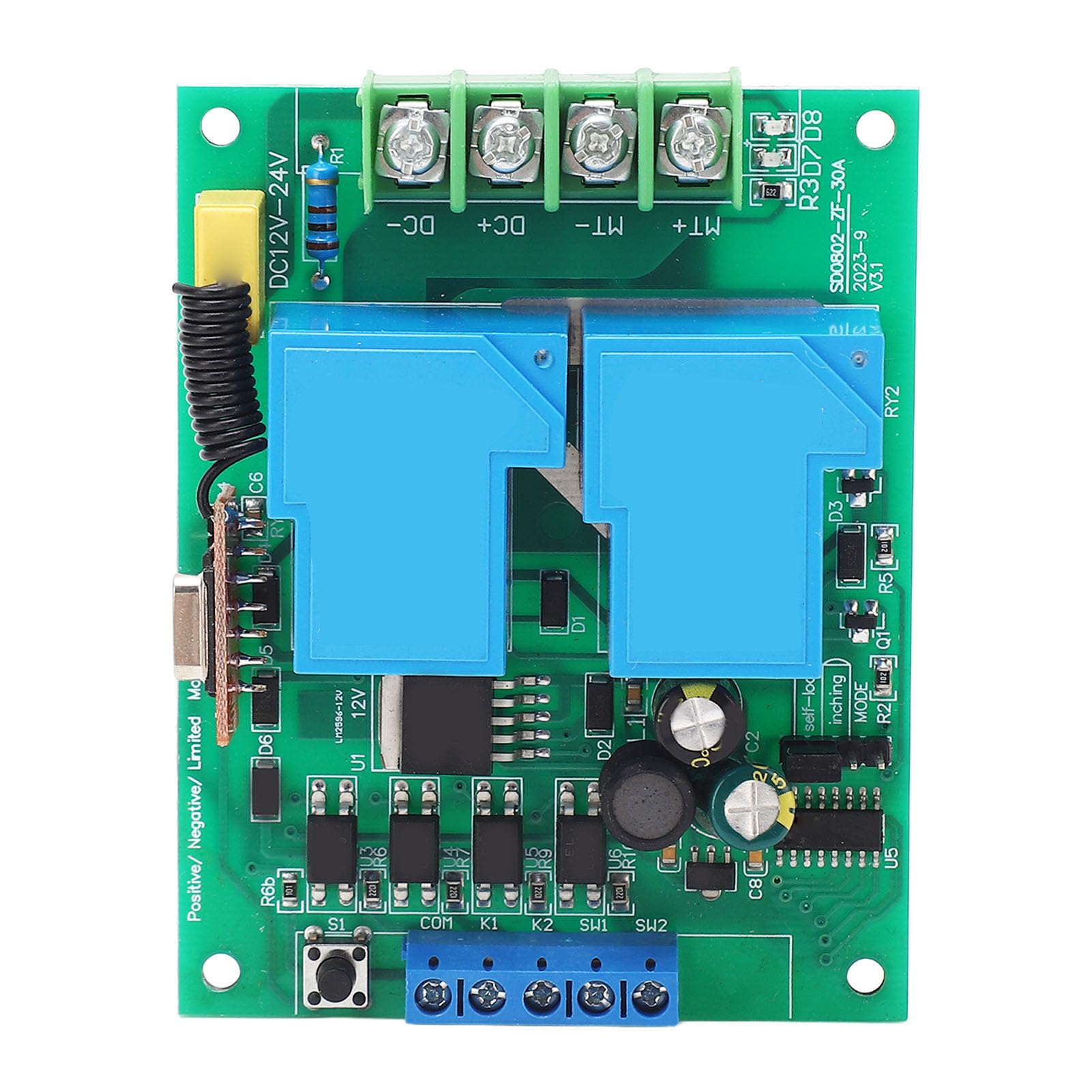 Module Commande Moteur DC Télécommande Contrôle Avant Arrière 2 Vitesses pour Robot Voiture RC