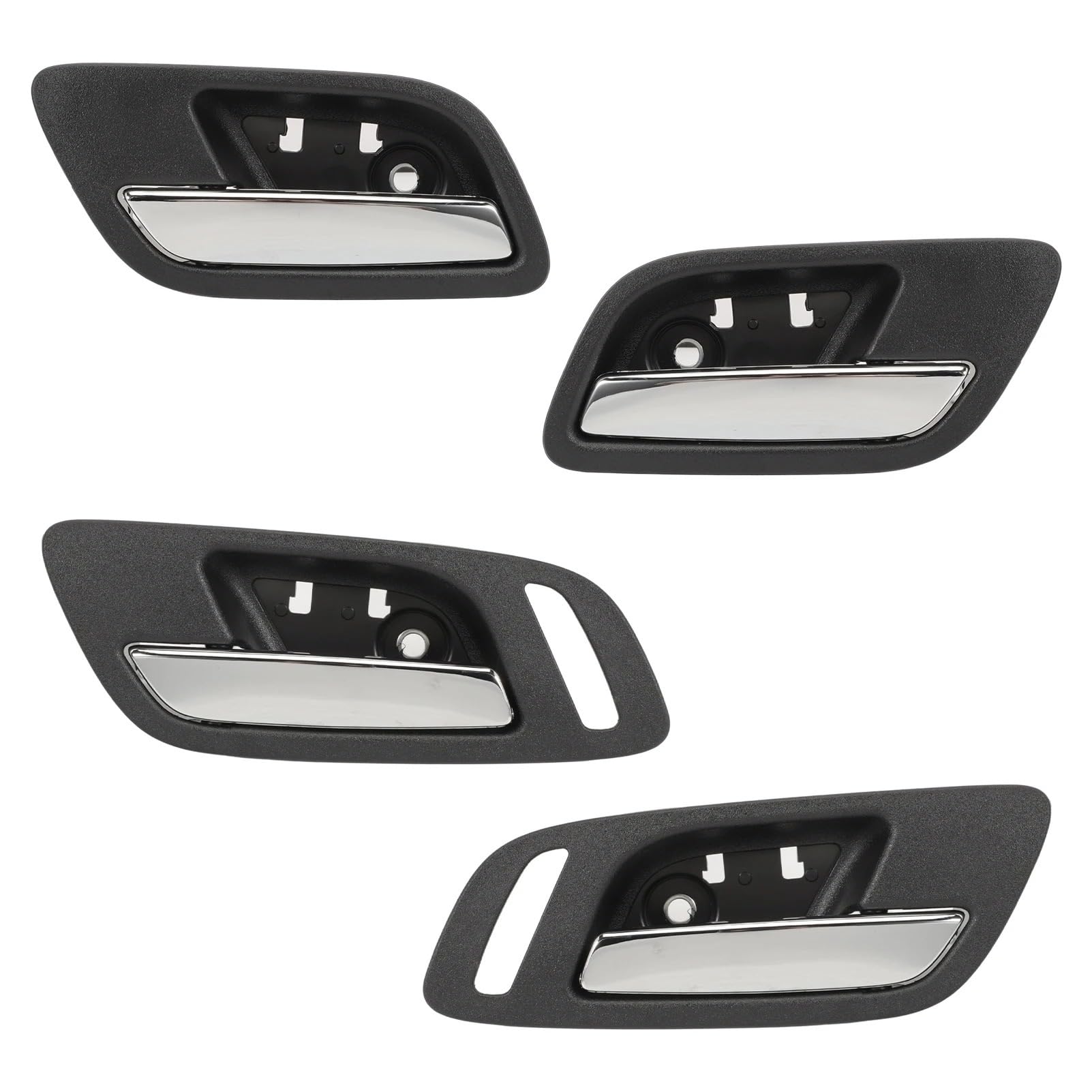 HUDFROA Car Interior Door Handle for GMC for Sierra 2007-2014 4 PCS Interior Door Handle Kit 15935951