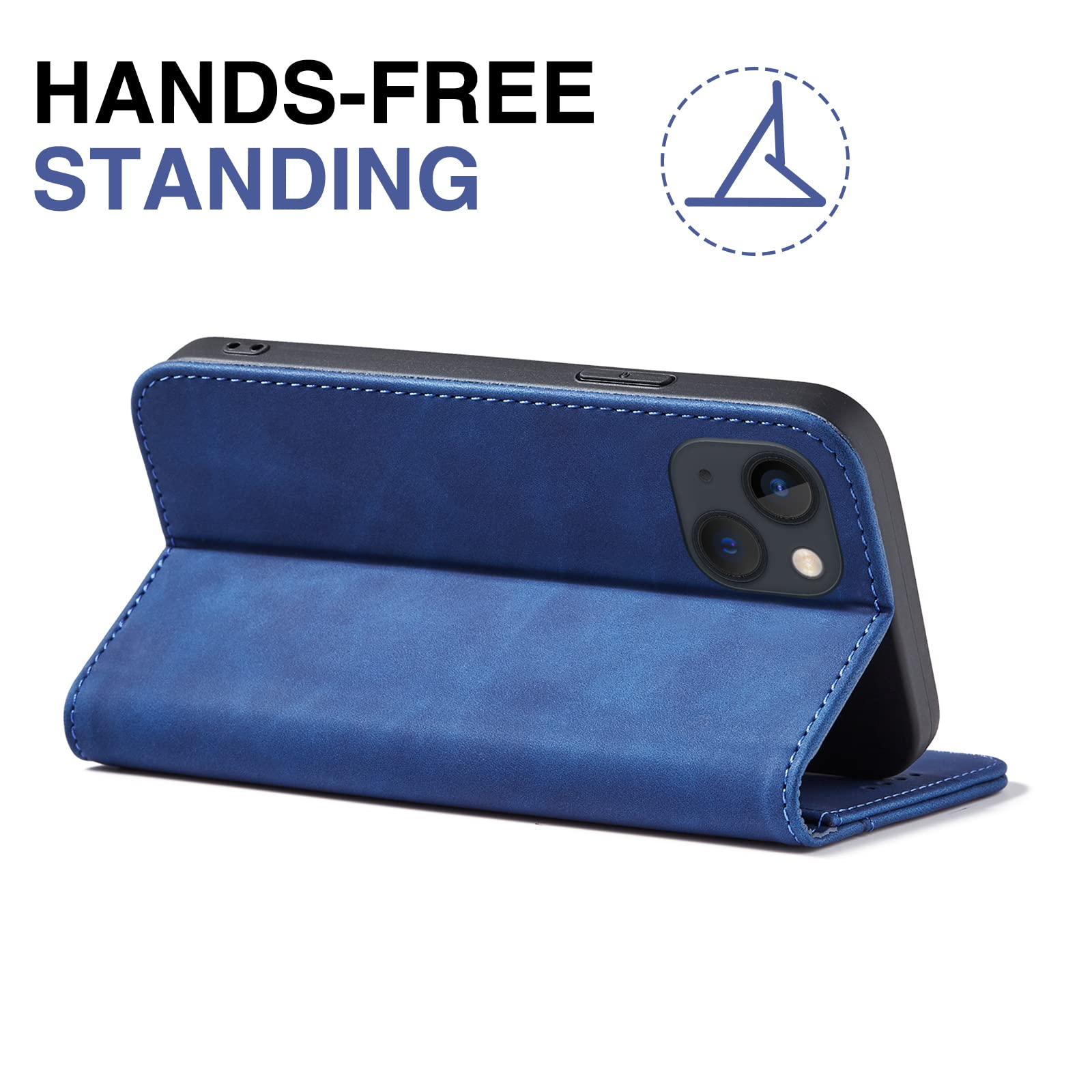 Custodia Libro Con Portafoglio Per IPhone 14 Pro | Cover In Pelle PU Con Chiusura Magnetica, Slot Carte E Supporto, Motivo Albero Della Vita - 3