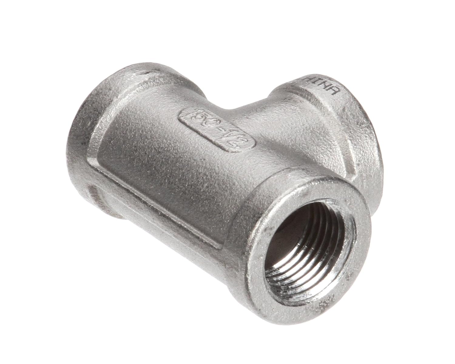 Henny Penny FP01-011 Stainless Steel Pipe Tee, 1/2" NPT 304
