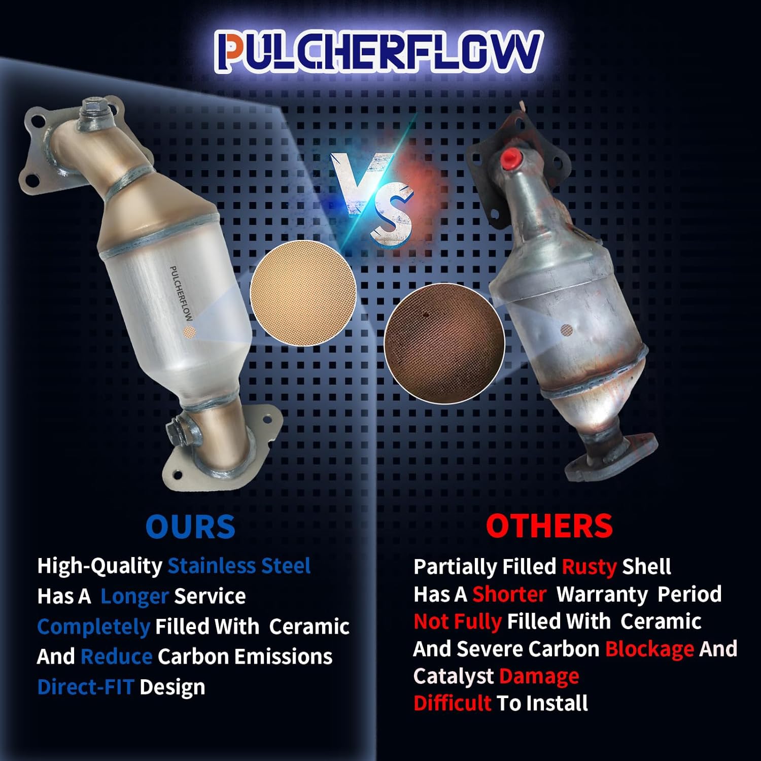 Front Left Catalytic Converter Compatible with 2012 2013 2014 2015 2016 Buick LaCrosse 3.6L V6, 2010 Buick Allure V6 3.0L Catalytic Convertor (EPA Compliant)