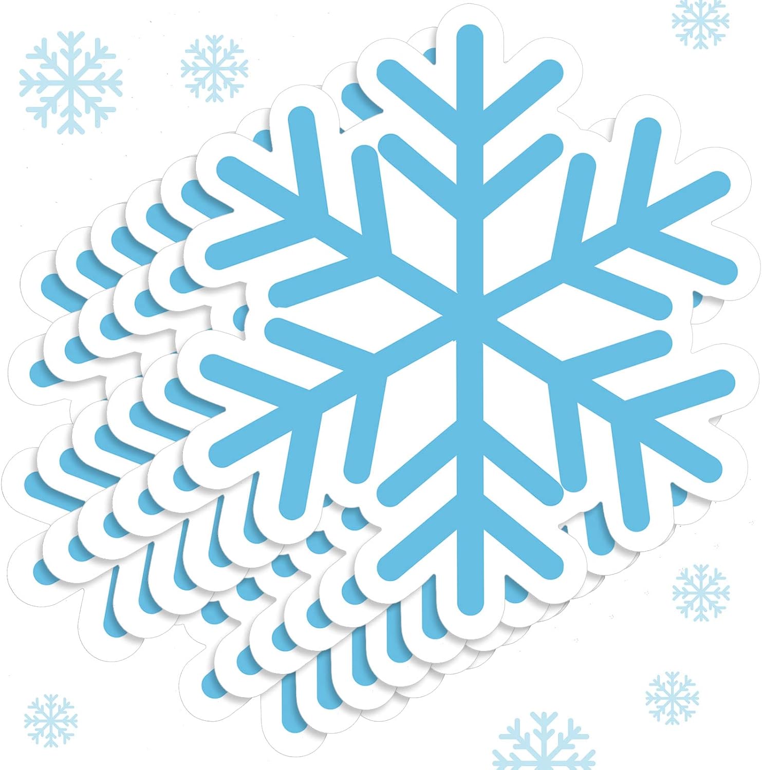 Disposable Placemat Table Placemats Snowflake Disposable