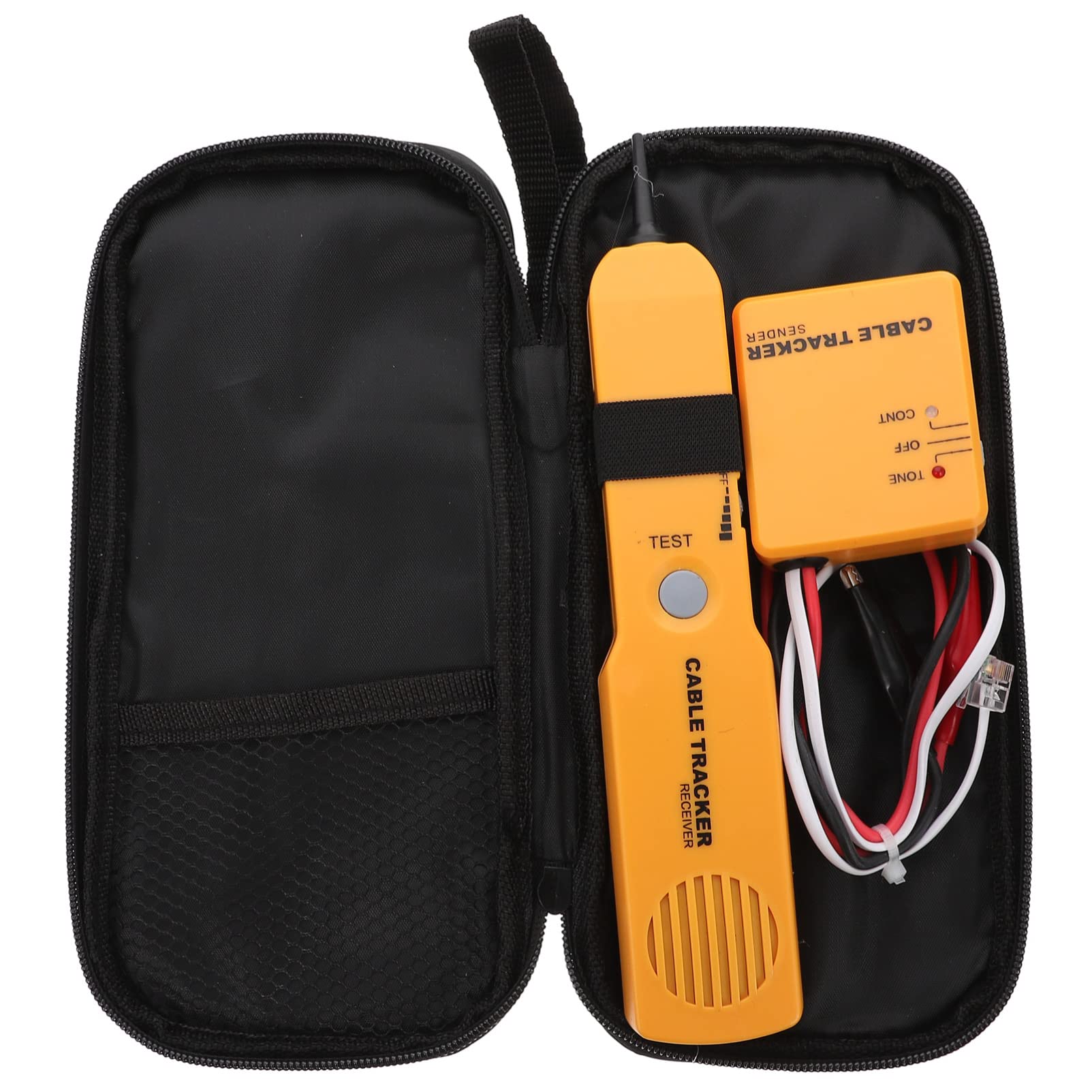 OUNONA Kit Buscador de Cables Localizador de Circuitos Eléctricos, Identificación de Cables y Detección de Circuito Abierto, Material Abs y Batería 9v (no Incluida