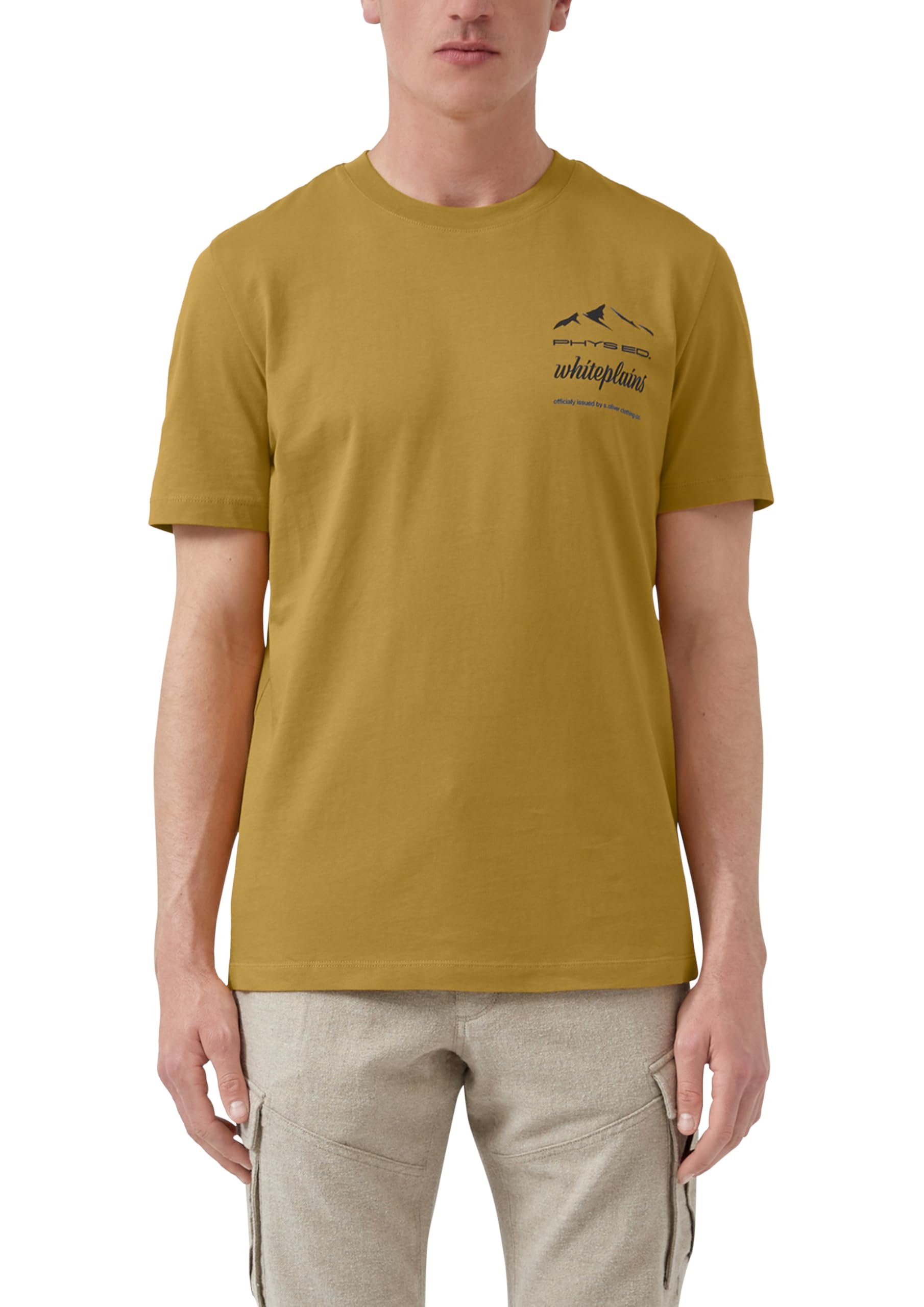 s.Oliver 2172526 Camiseta con Estampado Frontal Hombre (Pack de 1)