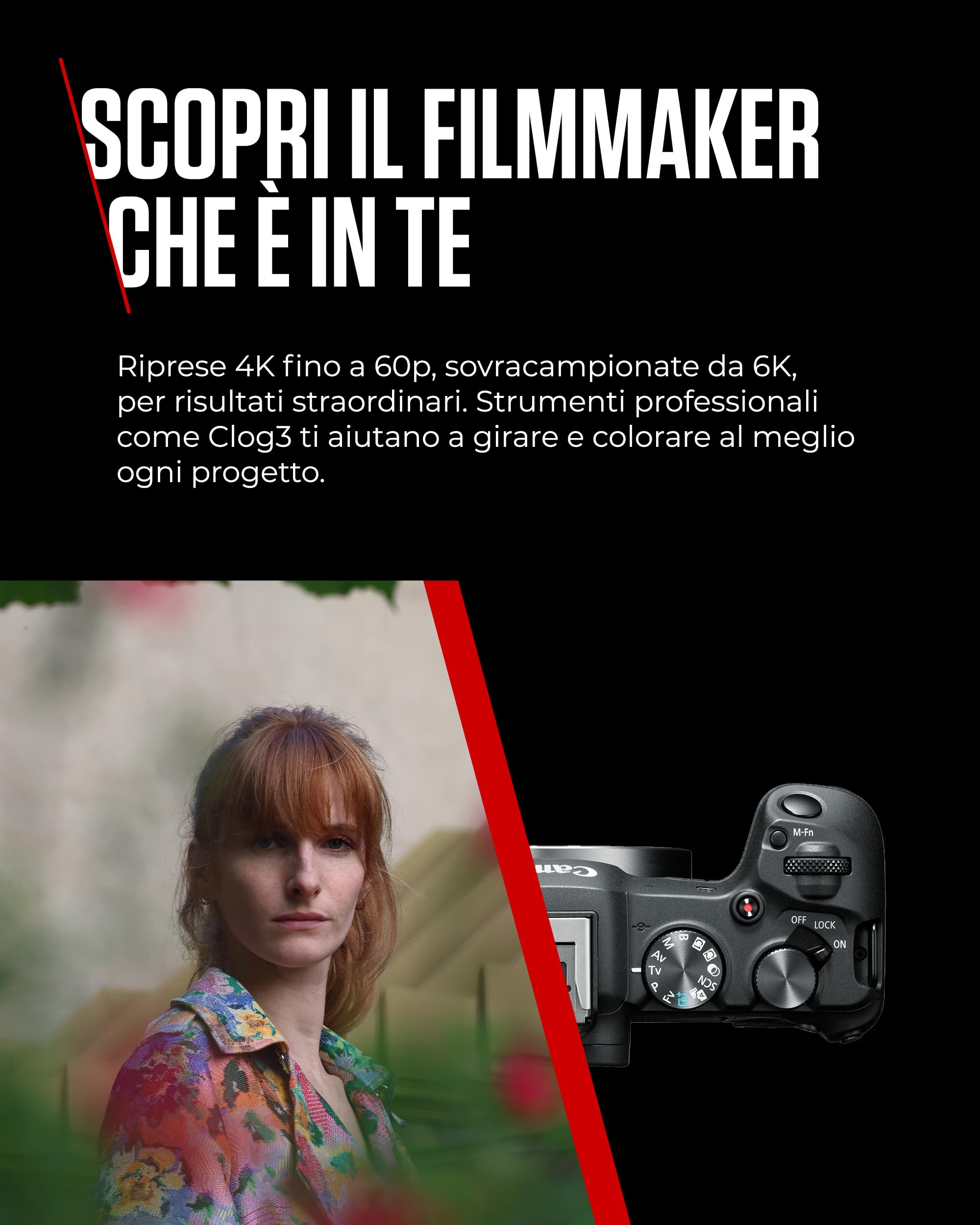 Canon EOS R8 + RF 24-50mm F4.5-6.3 - Fotocamera Digitale Mirrorless - Sensore CMOS Full-Frame da 24,2 MP - Dual Pixel CMOS AF II - Composizione Integrata - Touchscreen LCD - Compatibilità UVC/UAC