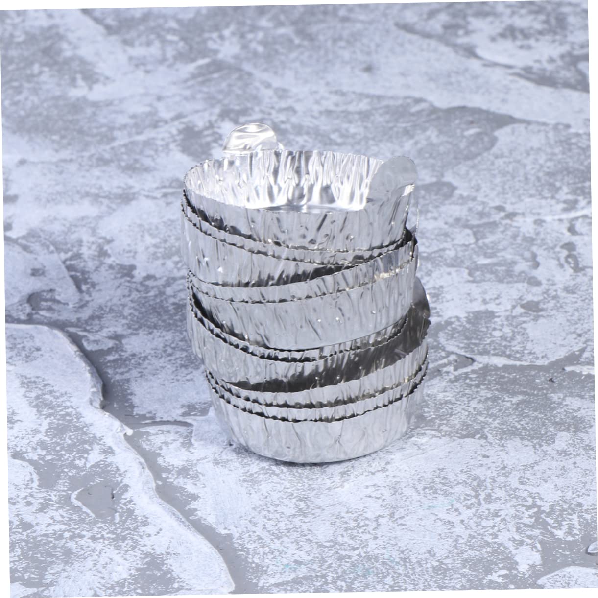 KICHOUSE Aluminum Pans Small Weighing Plate Set 10pcs Weighing Dishes for Food Processing Evaporating Drying