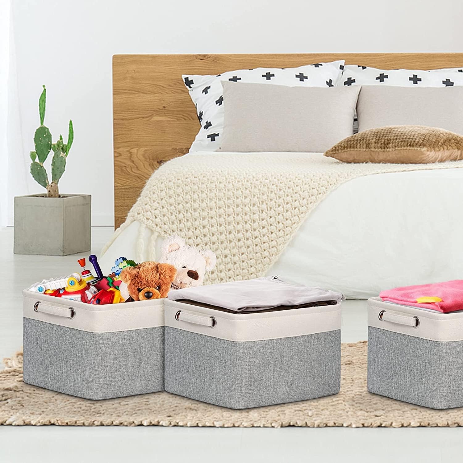 Kntiwiwo 3 Pack Storage Baskets