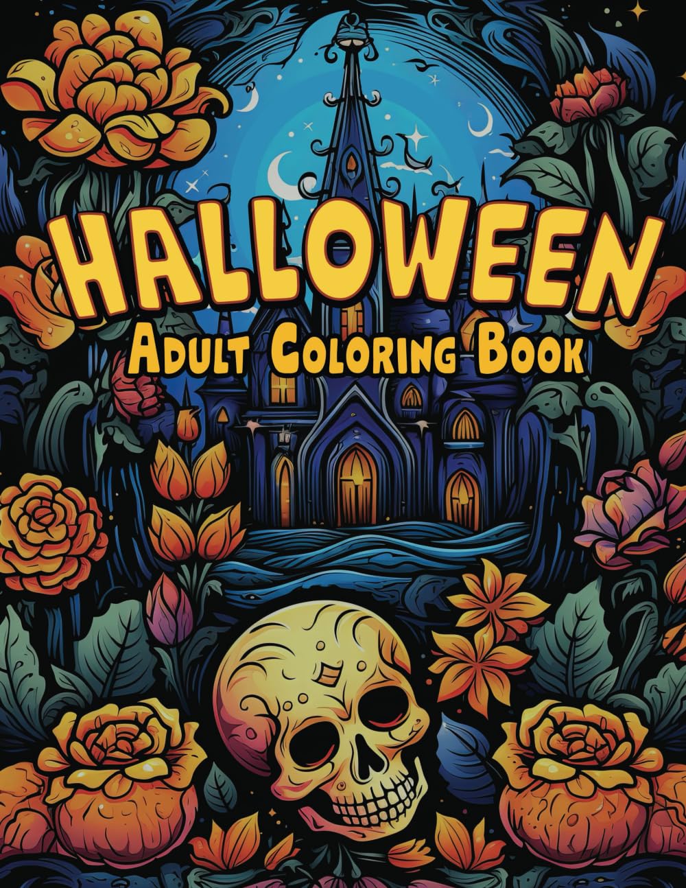 Halloween Coloring Book: For Adults with Spooky Holiday Designs