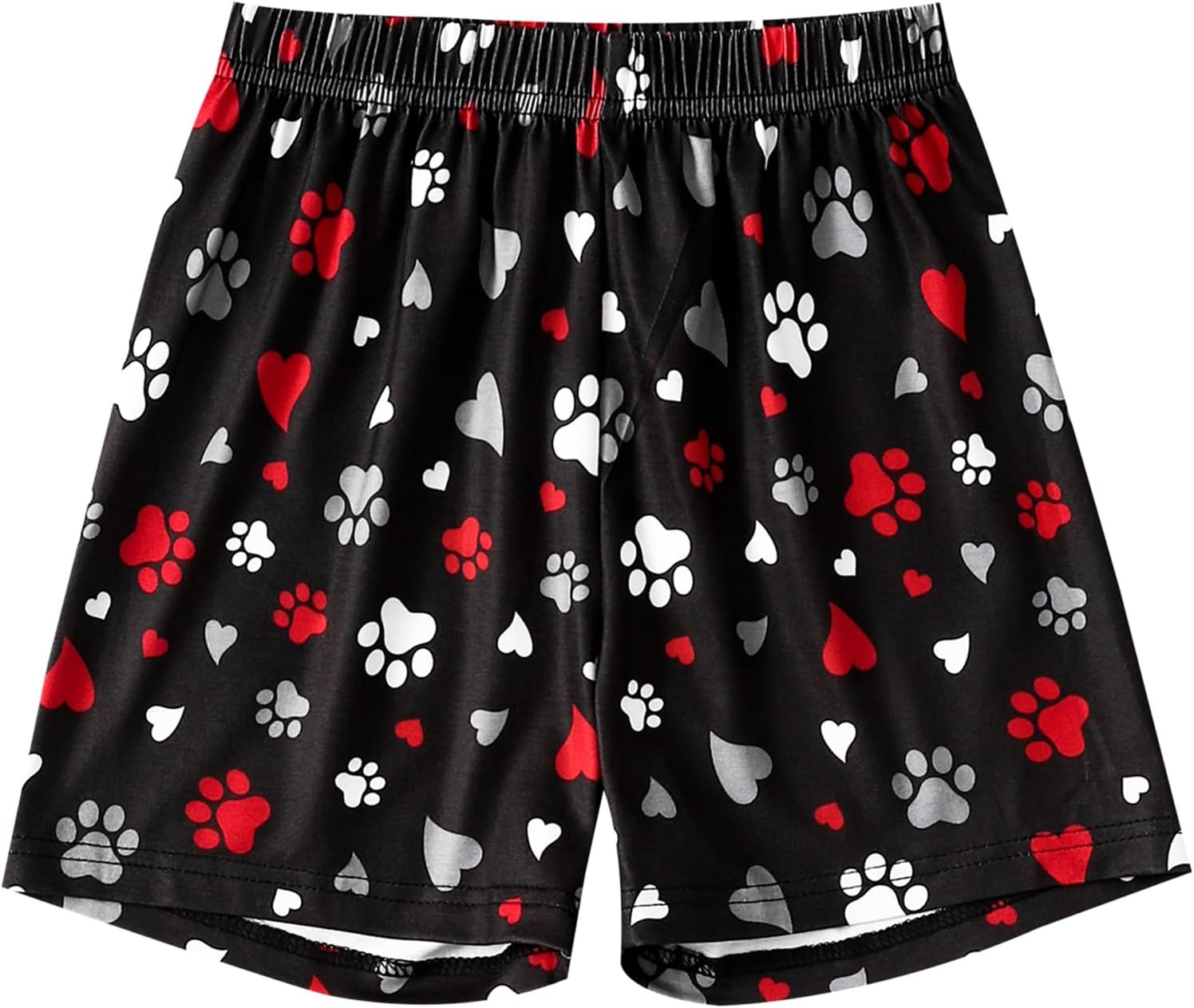 MyFav Girls Pajama Sets 3pcs Crew Neck Short Sleeve Top Shorts & Long Pants With Cute Patterns Sleepwear Nighty For Teens - Image 8