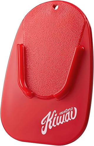 Miniatura 7 de KiWAV Accesorio de soporte para placa de soporte para motocicleta color negro suelo suave hierba pavimento caliente estacionamiento al aire libre