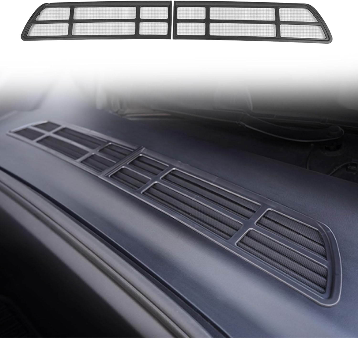 Air Intake Protective Cover for Tesla Model Y 2020 2021 2022 2023 2024 2025 (NO- Juniper) Air Vent Cover Air Intake Vent Grille Cover (black) for tesla Model y Air Intake accessories