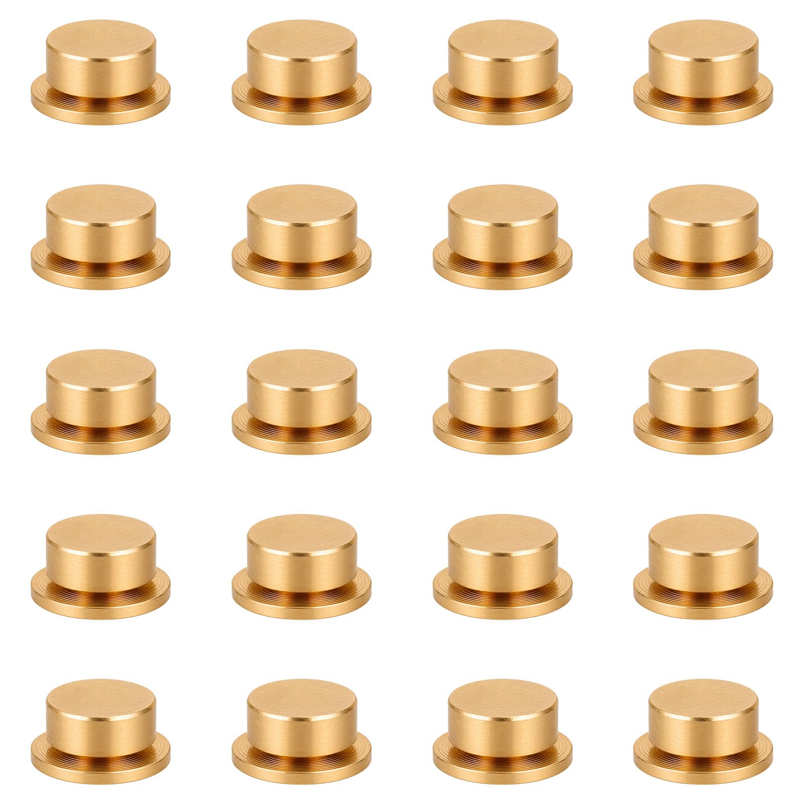 20pcs Mini Metal Rotating Bearings, 360° Smooth Spinning Tool Tiny Swivel Bearings Miniature Bearing Spinner for Card Making DIY Crafts Scrapbook Nail Art Jewelry Making Supplies (Gold) — image 1