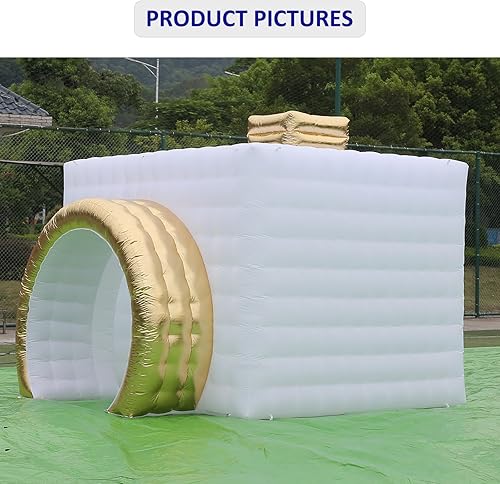 Vista 11 de SAYOK Tienda inflable del partido del club nocturno inflable de la cámara inflable blanca del recinto de la foto del recinto inflable del cubo