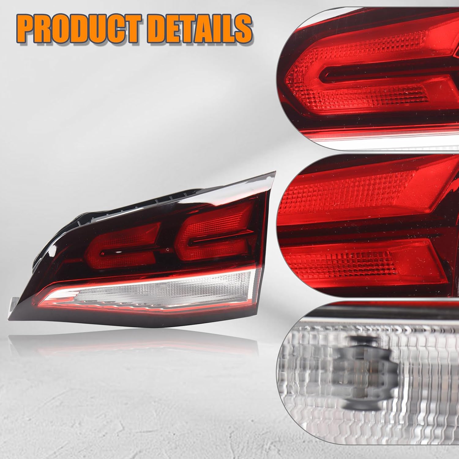 RH Halogen Inner Tail light Assembly Fit For 2022-2023 Chevy Equinox LS LT Tail Rear Light Right Passenger Side Replacement 85132090