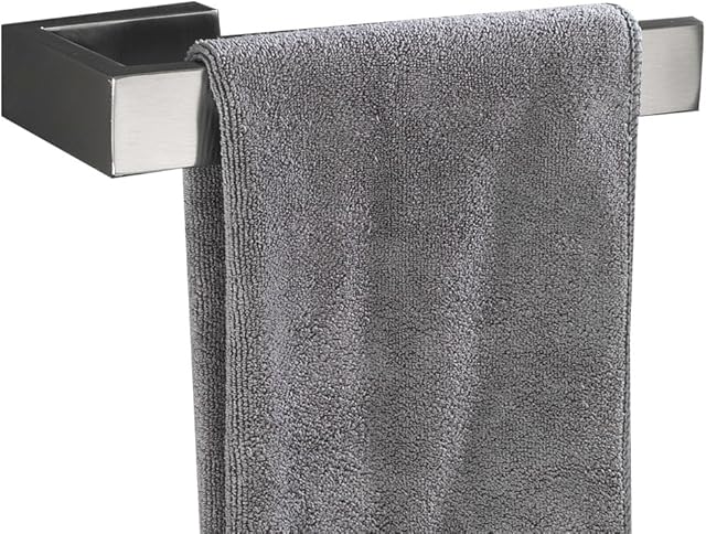 Flybath Open Towel Ring 304 Stainless Steel Towel Holder Wall Mounted Accessories Brushed Silver
