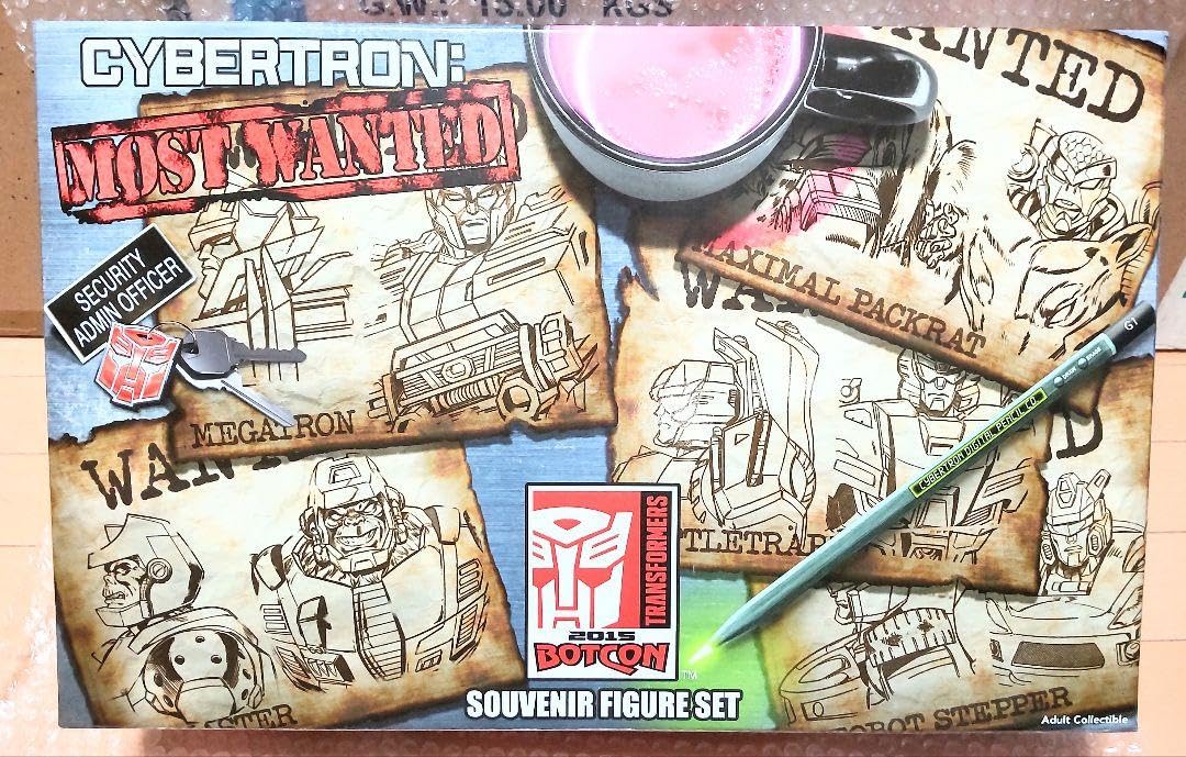 トランスフォーマー　botcon 2015 boxセット Transformers Botcon 2015 Cybertron : Most Wanted - Box Set