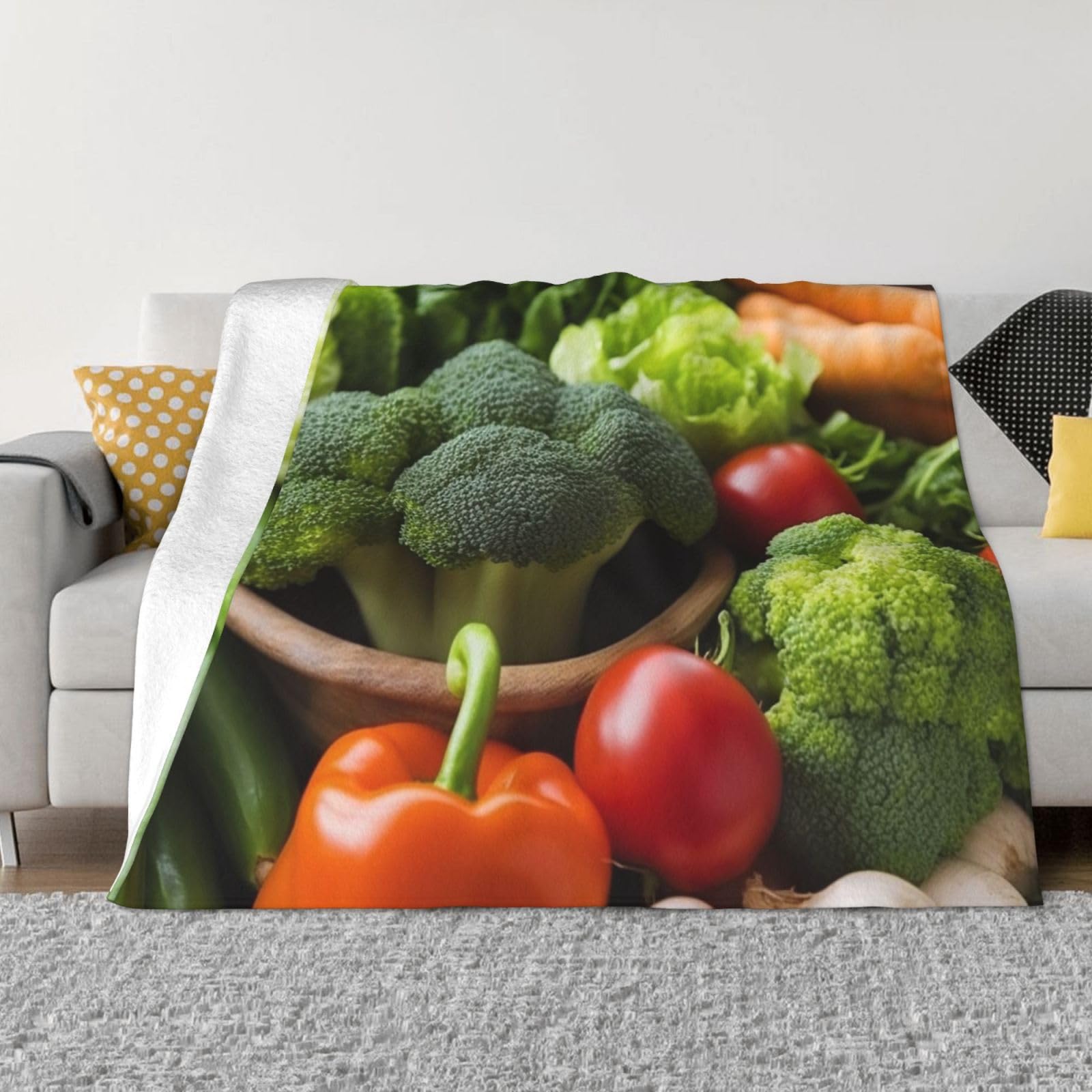 Couverture en micro polaire pour lit et canapé | Douceur 152x127 cm