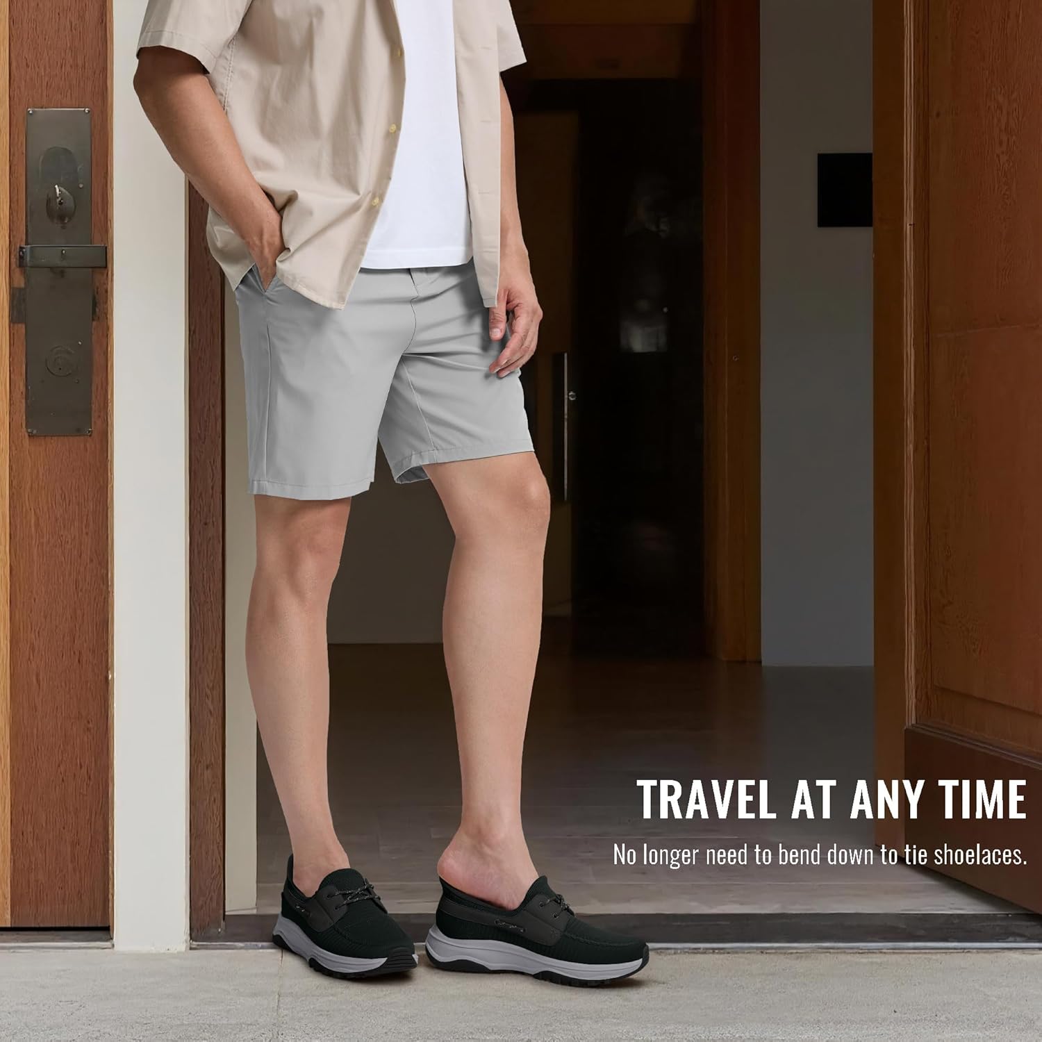 Slip On Shoes for Men Orthopedic Walking Shoe with Arch Support Hands Free Loafers Casual - Image 6