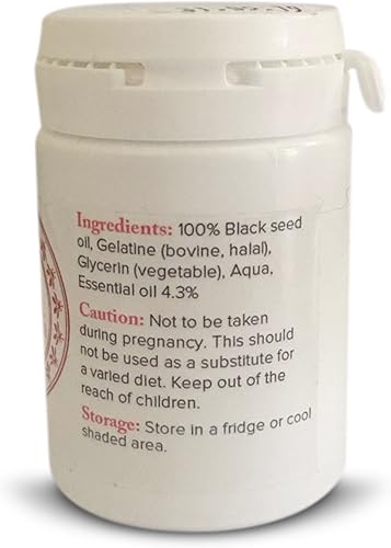 Miniatura 2 de The Blessed Seed Cápsulas de aceite de semilla negra fuerte 60x500g Cápsulas