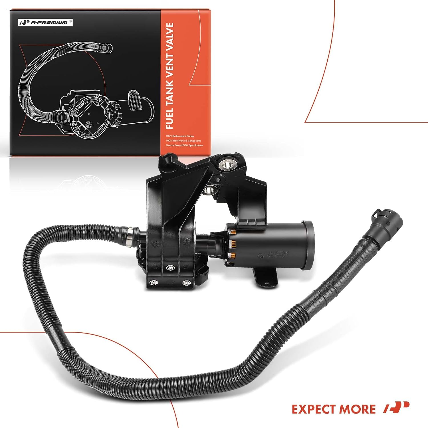 A-Premium Fuel Tank Vent Valve with Pipe Compatible with BMW | for X5 2019-2024, X6 2020-2024