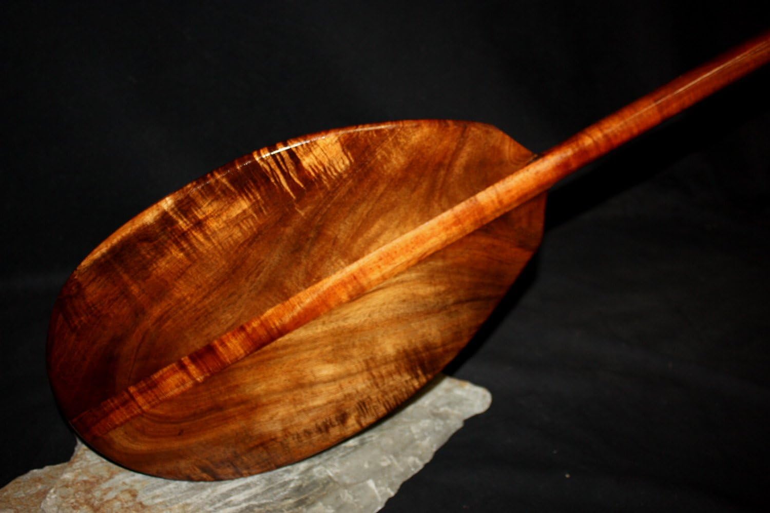 Tikimaster Deep Tone Curly Koa Paddle 50 in T-Handle - Made in Hawaii | #koa5008