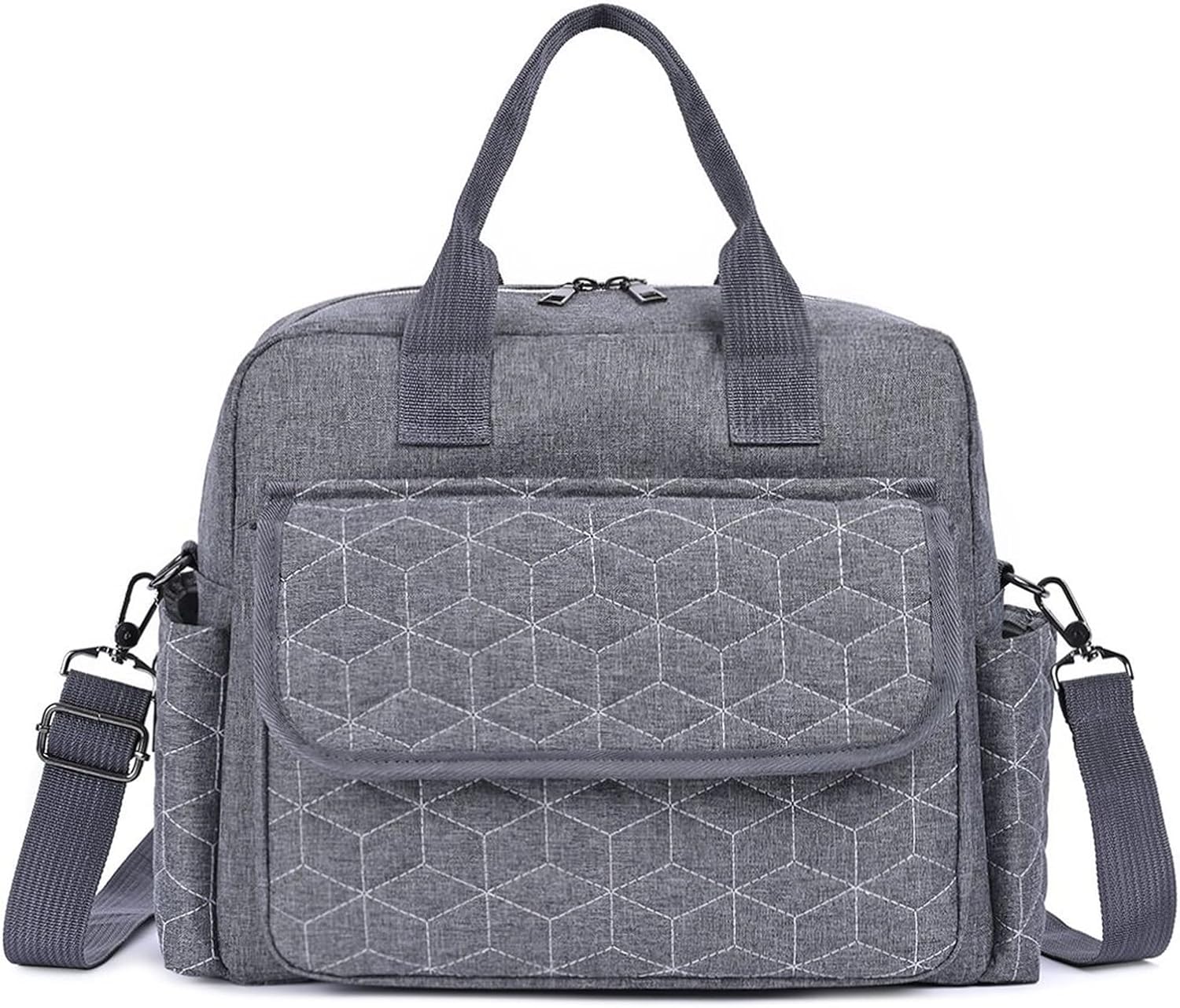 Diaper Bag Tote Baby Changing Bag Baby Bags for Mom Multifunction Travel Diaper Bag for Women（Grey1）