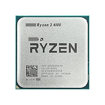CPU R 3 4100 R3 4100 3.8 GHz 4-Core 8-Thread CPU Processor 7NM L3=8M 100-000000510 Socket AM4 New But Without Cooler