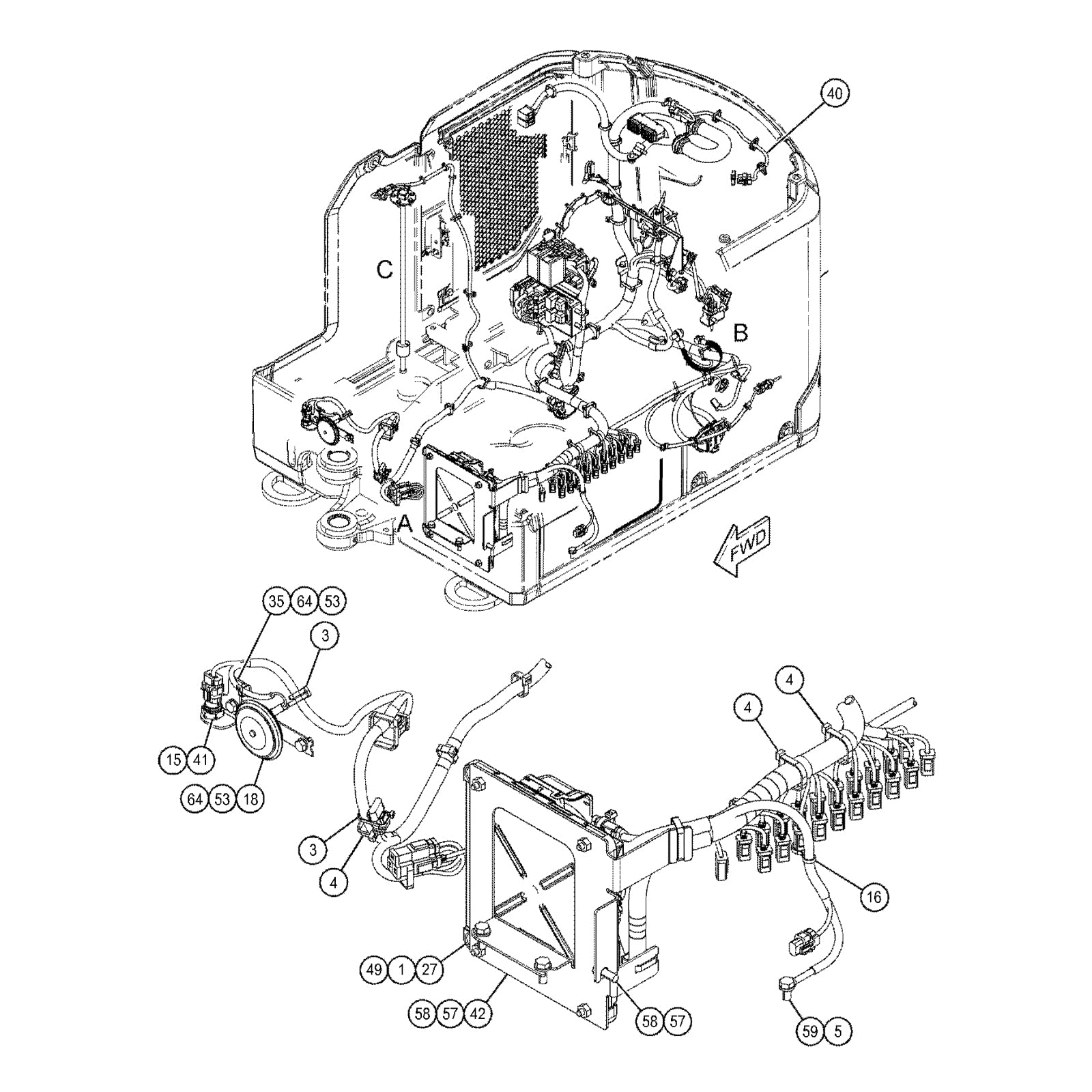 Amazon.com: Pmtihxu 542-8883 5428883 Harness Compatible with