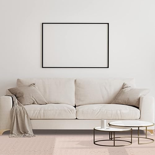 Miniatura 5 de Shihanee 64 tapetes de espuma para bebé, tapetes de juego a granel con bordes entrelazados para niños, bebés, sala de juegos, guardería, gimnasio