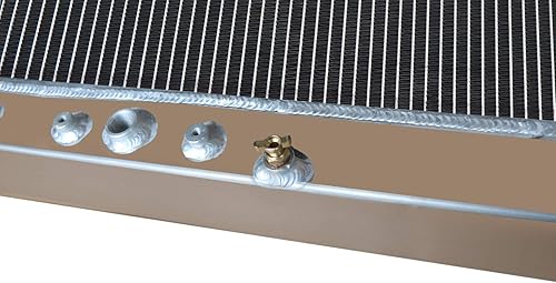 Miniatura 8 de ALLOYWORKS Radiador de aluminio de 3 filas para Freightliner Cascadia Century 2008-2013 12.8 14.6 14.8 15L l6, OEM 0527749003 0529617003 800073