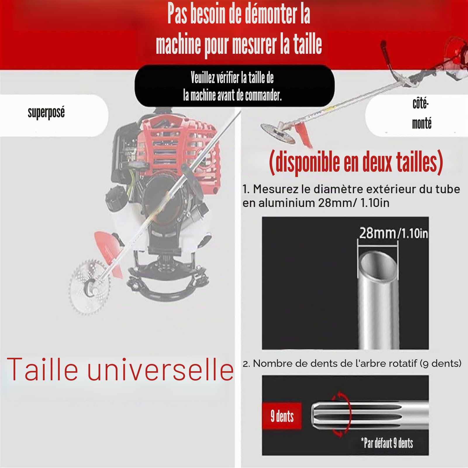 Cultivateur de Jardin électrique à 6 Griffes, Tête de Roue pour Desserrer Le Sol, Roue de Coupe-Herbe, Mini Motoculteur Universel, Roue de Labour Profond pour Cultivateur de Jardin