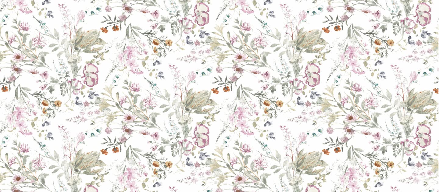 d-c-fix mantel hule mesa PVC-free Susurro Flor - antimanchas resinado impermeable moderno - plastico - para interior y exterior - 110 cm x 140 cm rectangular