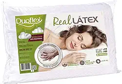 Travesseiro Real Látex, Duoflex, 050 x 070 x 014 cm