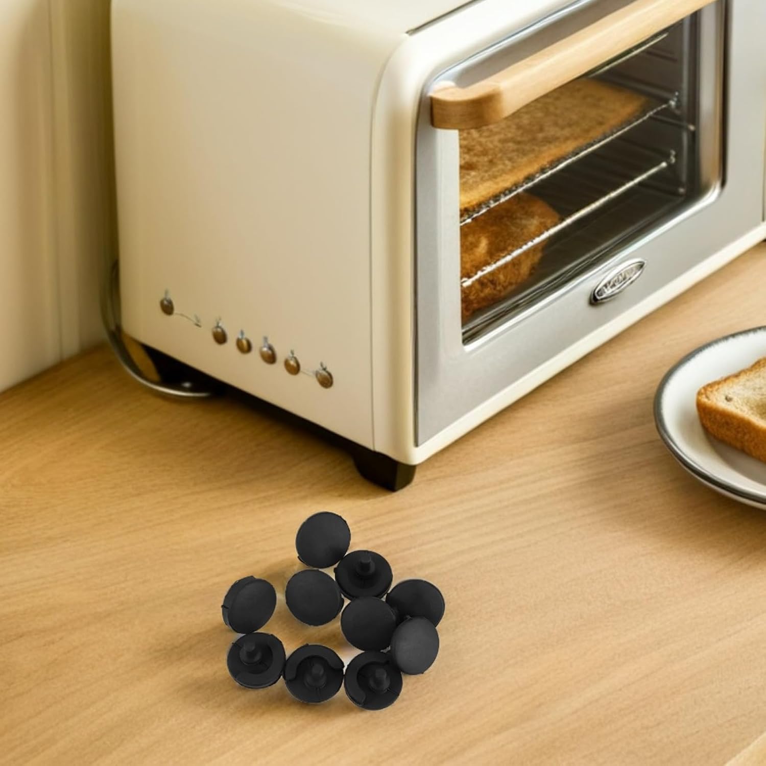 30pcs Air Fryer Tray Corner Protectors Silicone Replacement Bumpers