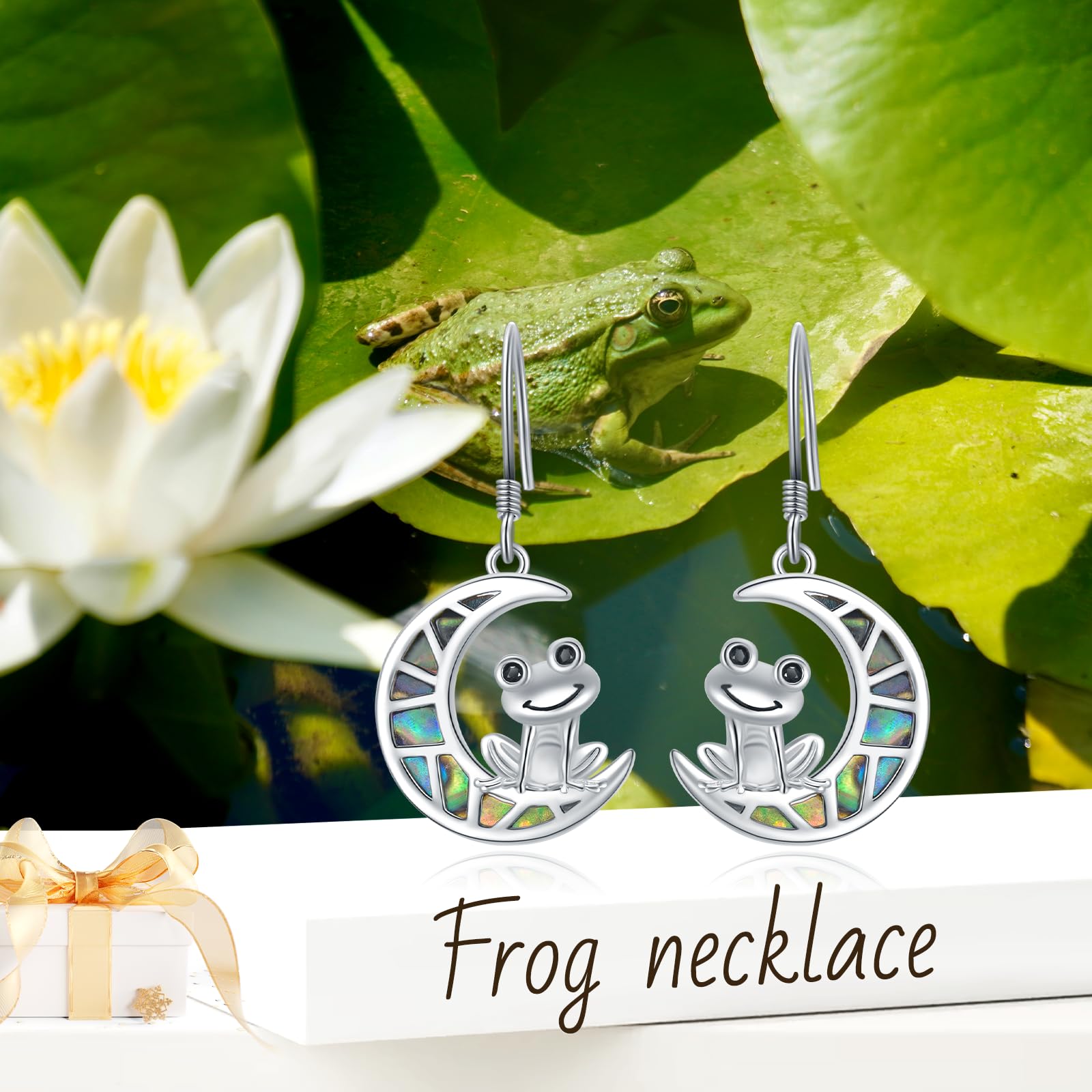 Bienen Ohrringe Geschenke für Frauen 925 Sterling Silber Mondstein Honig mit Biene Herz Ohrhänger Bienenstock und Biene Blume Leverback Ohrringe Schmuck