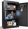 XDeer Security Flat Wall Safes In-Wall Hidden Safes Biometric Safes Fingerprint Safes Electronic Hidden Safes with Numeric Keypad Protecting Handguns, Money, Jewelry, Passports - for Home or Business