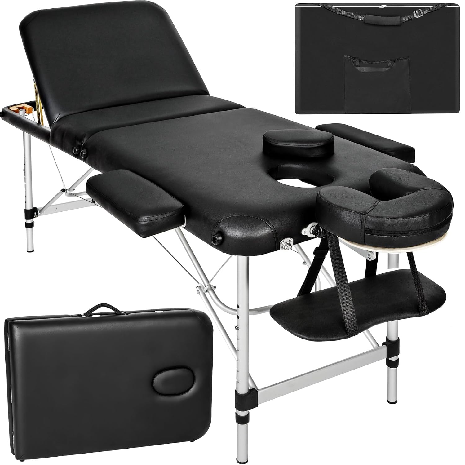 TecTake Massage Table, Black | No. 401045, 210 x 95 x 90 cm, 13 kg - Review, Price and Buying Guide