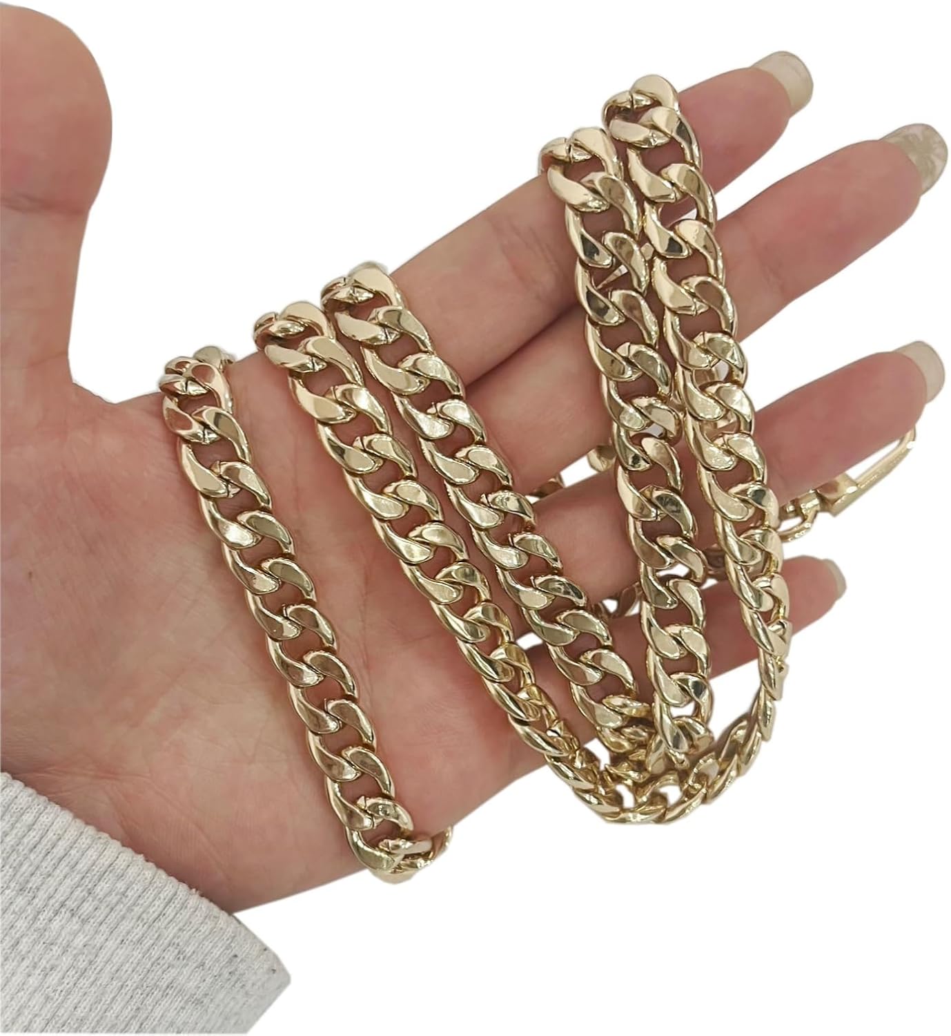 23.6" Gold Purse Chain Strap Replacement for Shoulder Underarm Bag Handbags