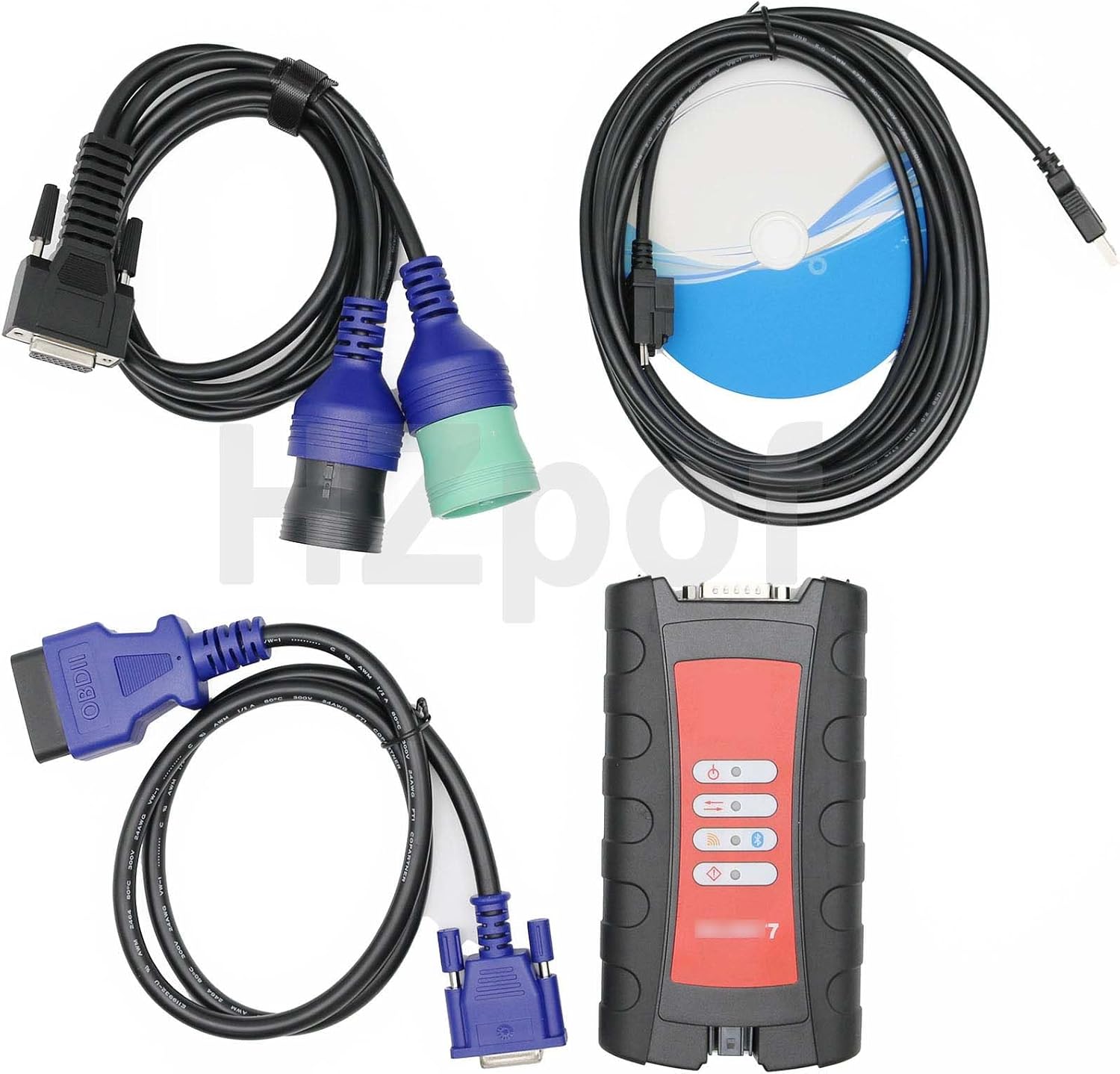 for Cummins Inline 7 Data Link Diesel Truck Diagnostic Tool 5572620 5299899 INLINE7 (Standard Tool with Laptop)