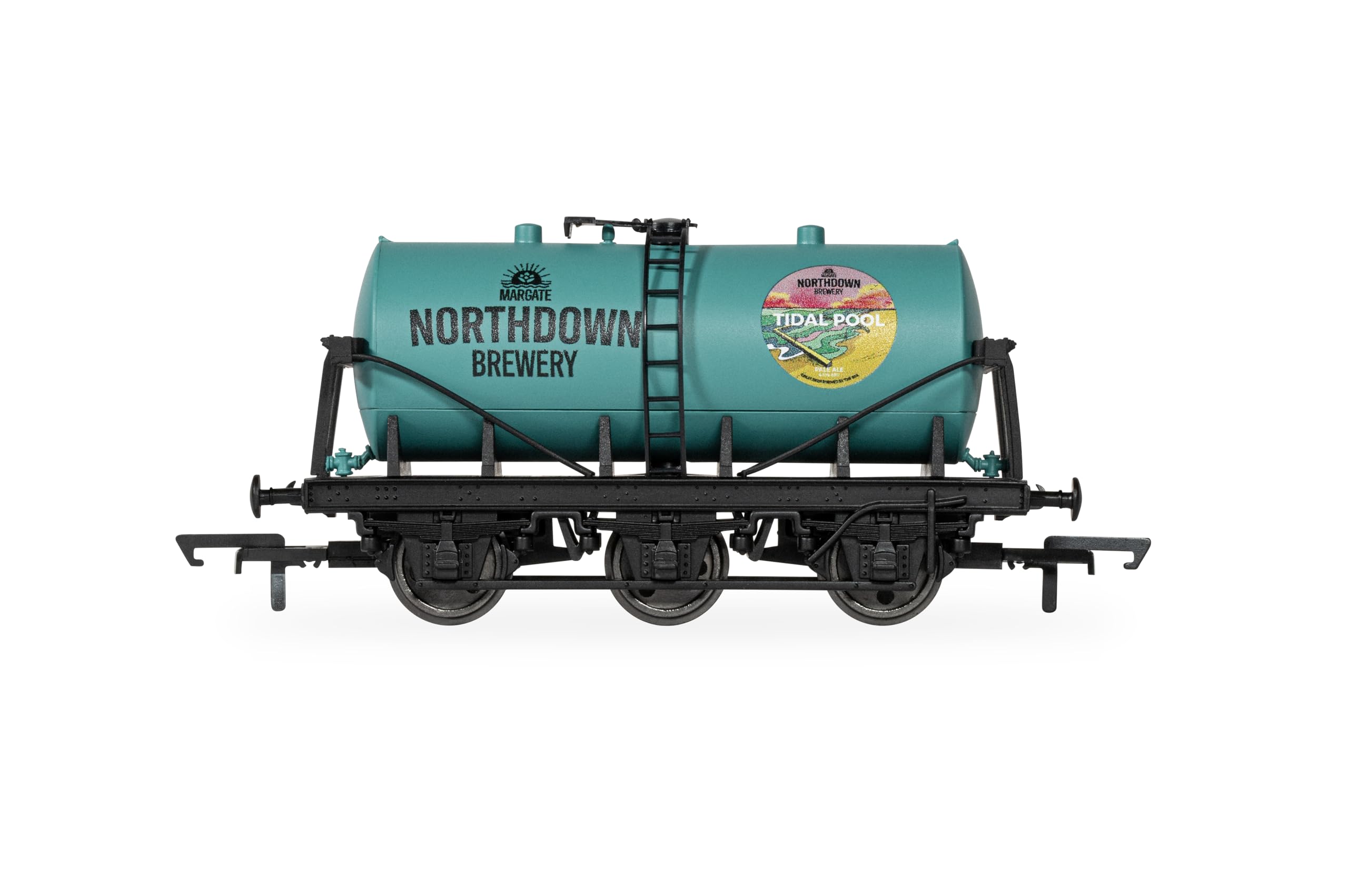 Hornby R60282 Northdown Brewery Tidal Pool tanker Freight Wagons, Green