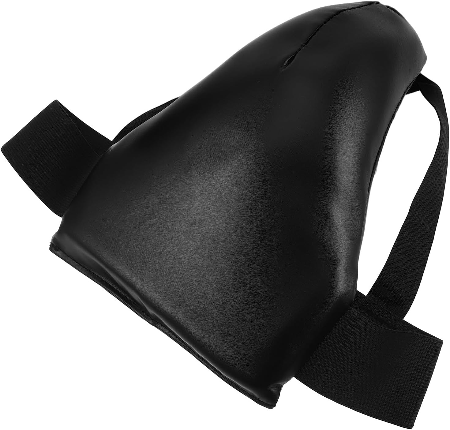 Boxing Groin Protector for Integrated Sparring Groin Guard Black Adjustable Crotch Protector Suitable for Taekwondo Martial Arts Training
