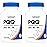 Nutricost PQQ (Pyrroloquinoline Quinone) 20mg, 60 Capsules (2 Bottles) - Veggie Capsules, Non-GMO, Gluten Free