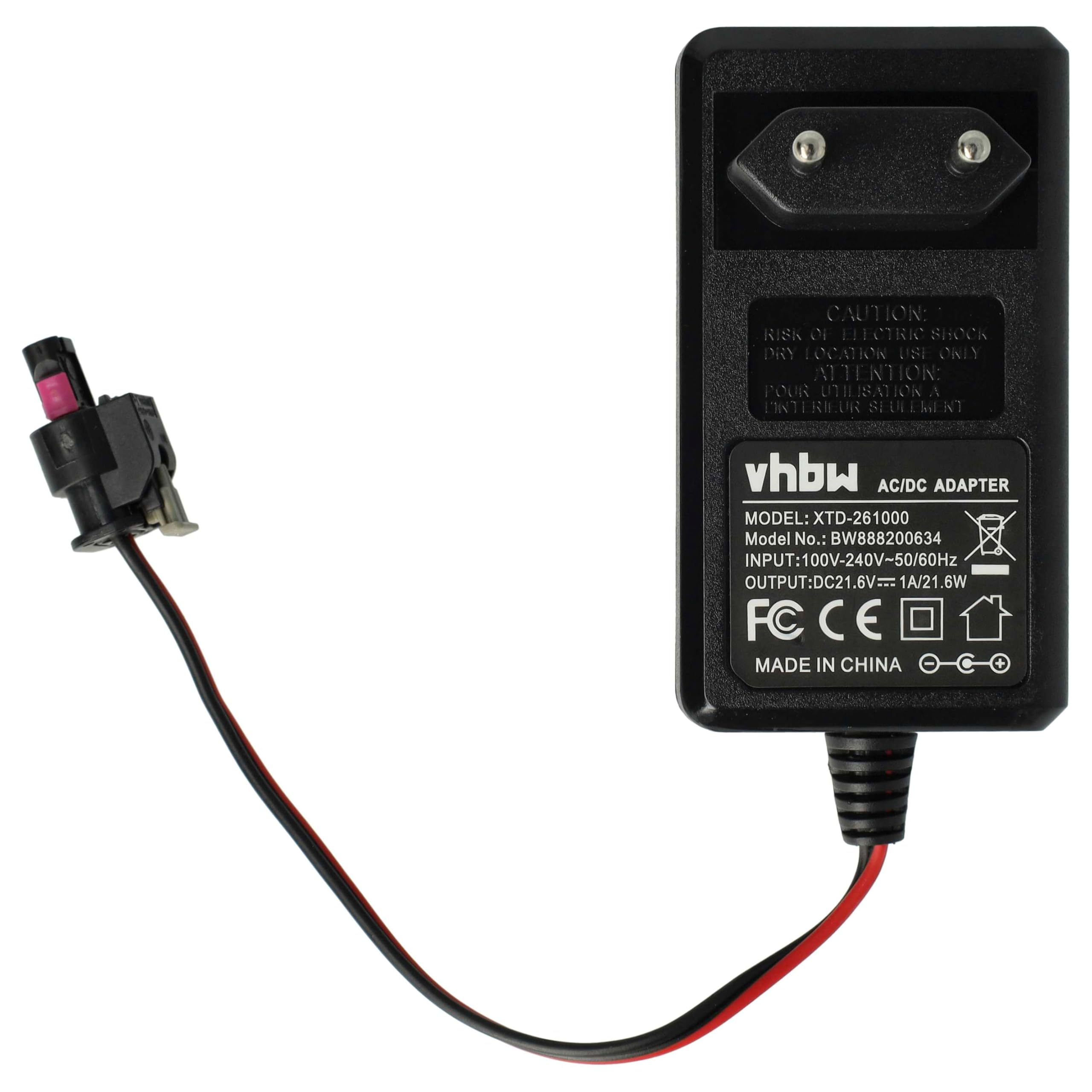 vhbw Cargador Compatible con Husqvarna Automower 305 [2011-2015] baterías Robot cortacésped