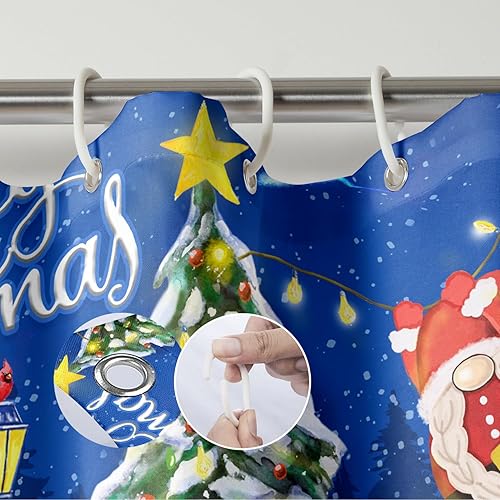 Miniatura 6 de BIVINAR Cortina de ducha de Halloween, calabazas de Halloween, cortinas de ducha de murciélago negro para baño, 72 x 72 pulgadas