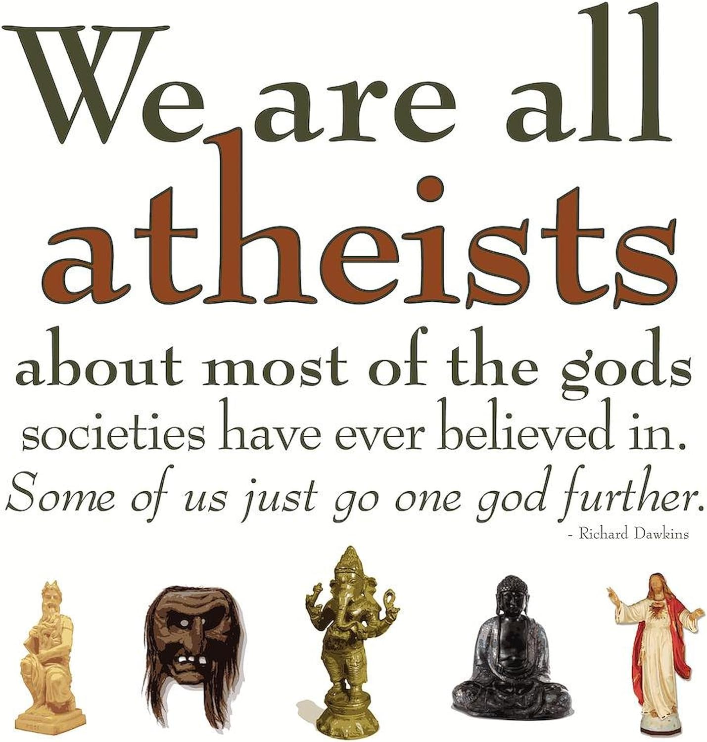 CafePress We're All Atheists Mug 11 oz (325 ml) Ceramic Coffee Mug - Image 3