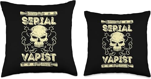 Miniatura 3 de Vape Vapor E-Smoker Vaping Serial Vapist E-Cigarette - Almohada de 18 x 18 pulgadas, multicolor