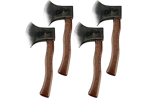 4 Pieces Foam Axe Prop Fake Hatchet Toy Halloween Costume