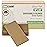SimuLinen Natural Brown Linen Feel Disposable Dinner Napkins - Cloth-Like, Decorative Fall Wedding Guest Towels, 16x16, Box of 300